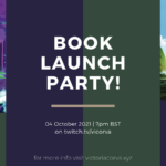 Book Launch Party! 4th October 2021 at 7pm BST on twitch.tv/vicorva. For Non-Player Character and Kin TTRPG.