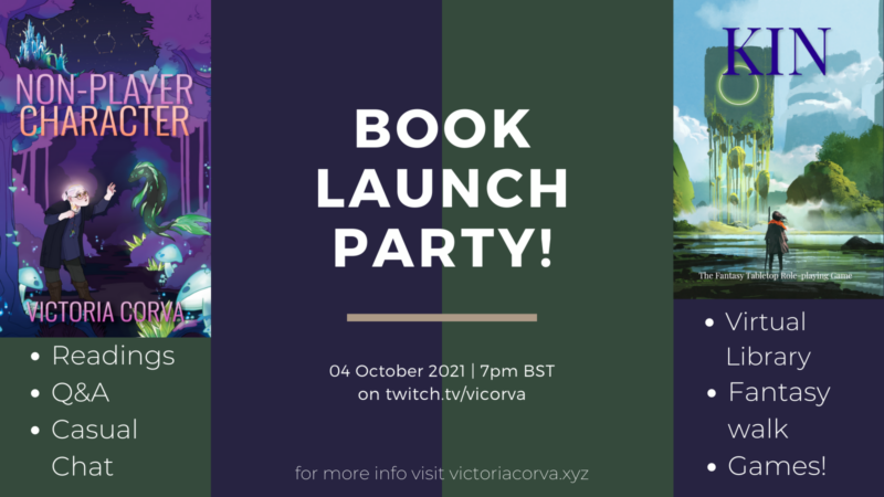 Non-Player Character Book Launch Party!